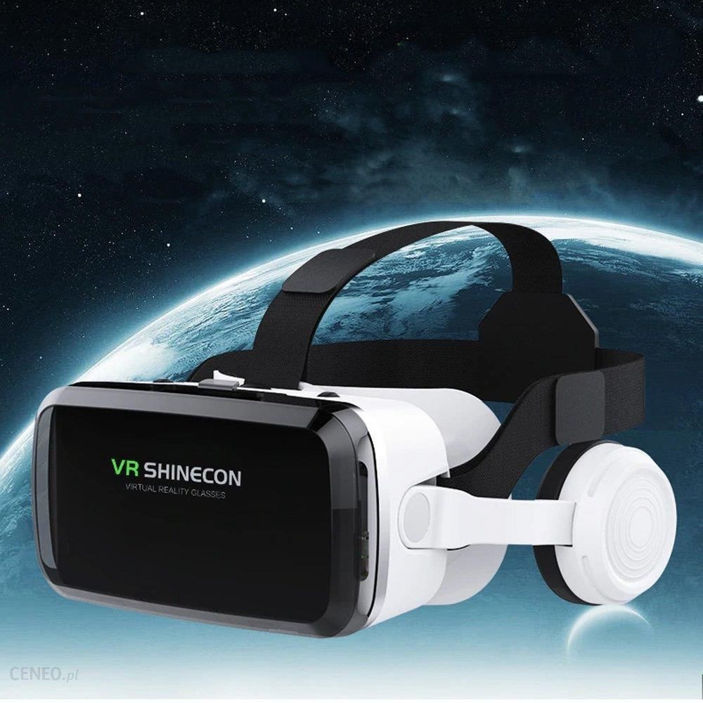 Okulary VR 3D do wirtualnej rzeczywistości gogle - Shinecon G04BS + słuchawki BT+ Pilot