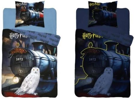 Detexpol Pościel Świecąca w Ciemności Fluorestencyjna Harry Potter 140x200 cm