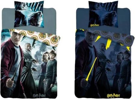 Detexpol Pościel Świecąca w Ciemności Fluorestencyjna Harry Potter 140x200 cm
