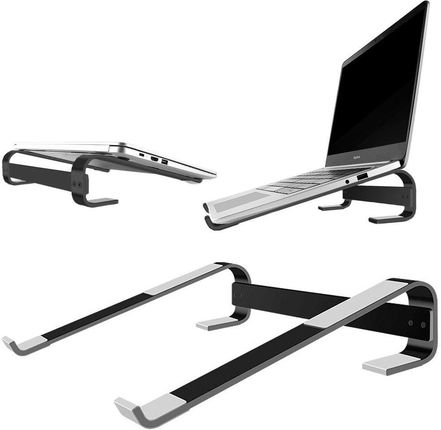 Podstawka aluminiowa pod tablet laptop do 18" Simple S1 (Czarna)