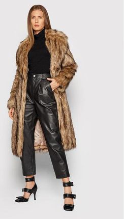 Elisabetta Franchi Futro Cp-28Z-16E2-V670 Brązowy Regular