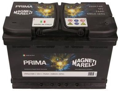Magneti Marelli Akumulator 12V 74Ah P+ 680A 278X175X190 B13 067260035002