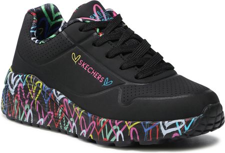 Sneakersy SKECHERS - Lovely Luv 314976L/BKMT Black/Multi