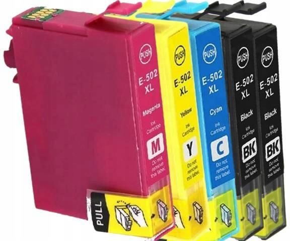 Tusz Viptoner Zestaw 5x Tusz Do Epson Xl Cmyk Zamienniki T502 Do Drukarki Opinie I Ceny Na 9493