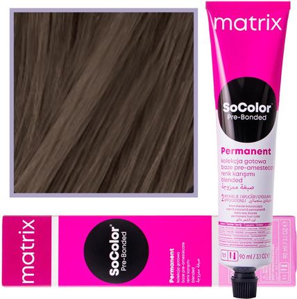 Matrix So Color PreBond Trwała farba fryzjerska 90 ml cała paleta 7A Średni Blond Popielaty