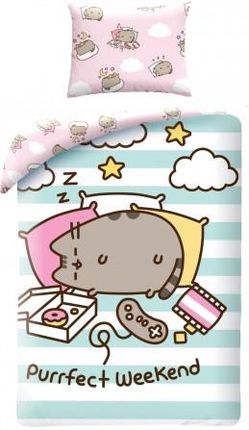 Pościel Młodzieżowa Bajkowa 140X200 Kot Pusheen