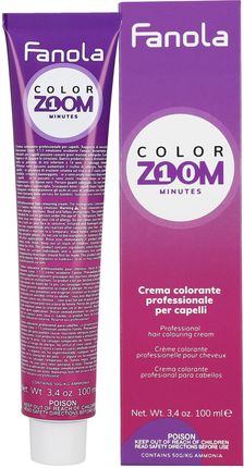 Fanola Color Zoom Krem Do Farbowania Włosów Cała Paleta 100 Platynowy Blond 100 ml