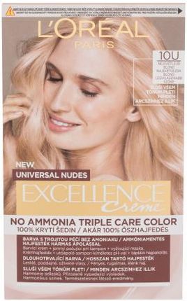 L'Oreal Excellence Creme Triple Protection No Ammonia farba do włosów 48 ml 10U Lightest Blond