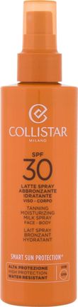 Collistar Tanning Moisturizing Milk Spray Spf 30 200Ml