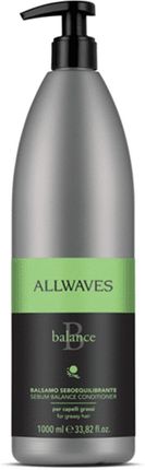 Allwaves Sebum Balance Odżywka Do Włosów Przetłuszczonych 1000 ml