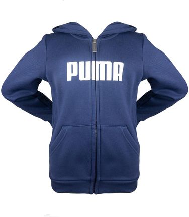 Bluza z kapturem chłopięca Puma Core granatowa 84762102