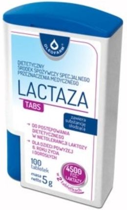 Oleofarm Lactaza Tabs, 100 tabl