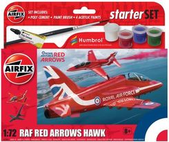 Airfix Zestaw Modelarski Z Farbami Samolot Raf Red Arrows Hawk 1:72 A55002 (AIRA55002)