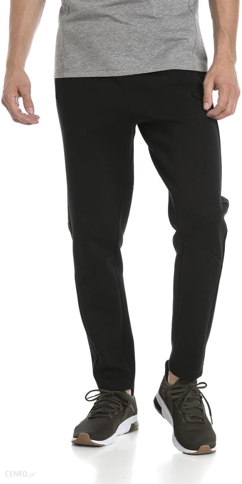Spodnie dresowe męskie Puma Core Evostripe Pants czarne 85172401