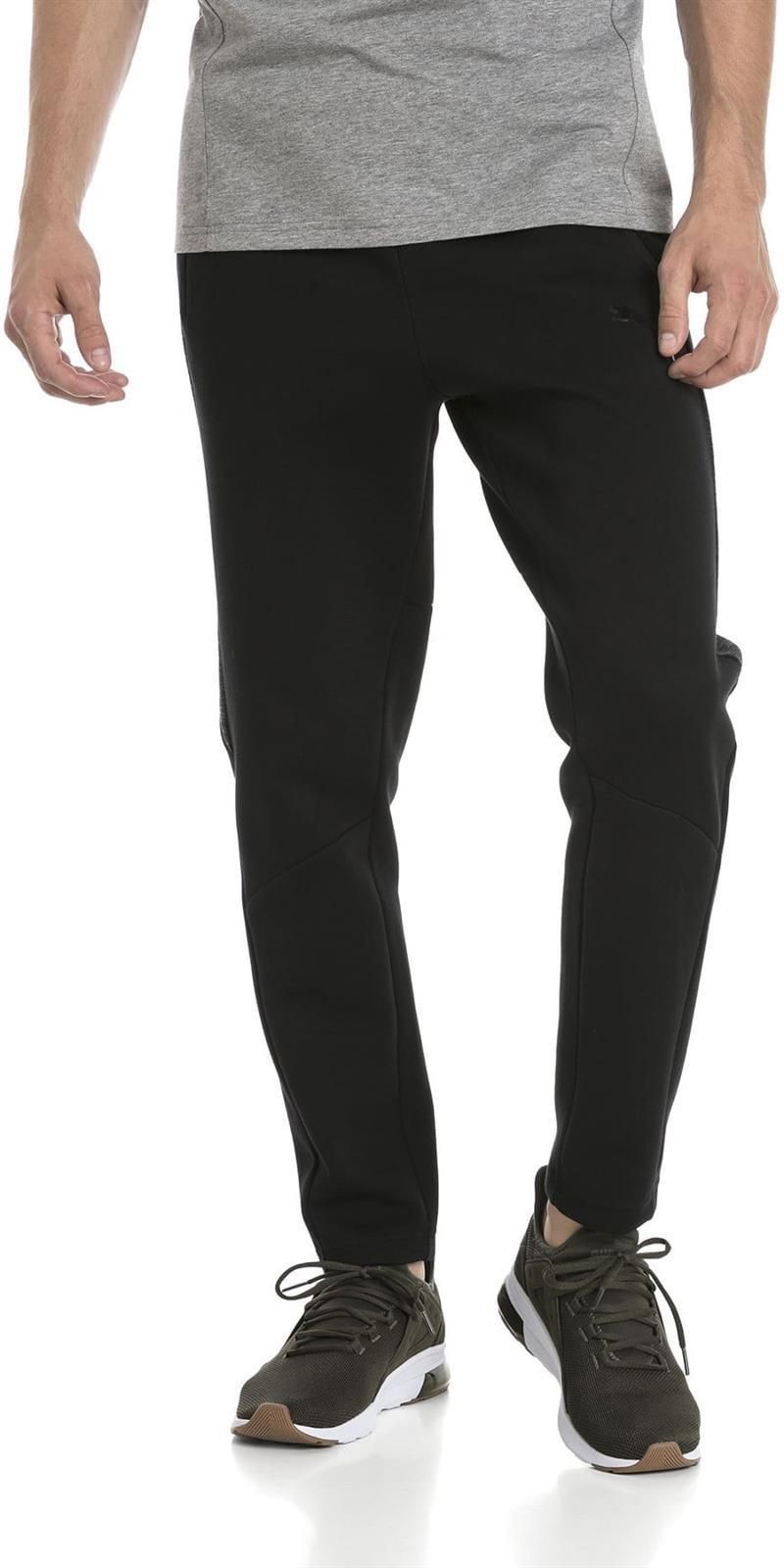 Spodnie dresowe męskie Puma Core Evostripe Pants czarne 85172401 - zdjęcie 2 Spodnie dresowe męskie Puma Core Evostripe Pants czarne 85172401