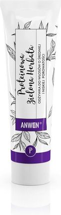 Anwen Aluminiowa Odżywka Proteinowa Zielona Herbata Do Włosów O Średniej i Niskiej Porowatości 100 ml