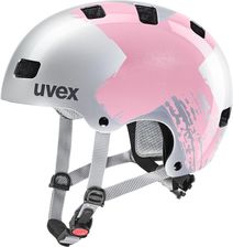 Uvex Kid 3 Dzieci Srebrny Różowy 2022 - Kaski rowerowe