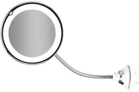Gillian Jones suction mirror in white x 10 magnifying