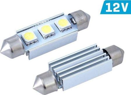 Vision Żarówka Festoon Sv8.5 41Mm 12V 3X 5050 Smd Led Canbus Biała 2 Szt.