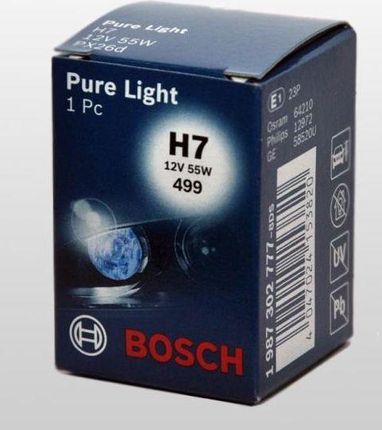 Bosch Żarówka H7 12V55W Px26D Pure Light 1Szt 1987302777