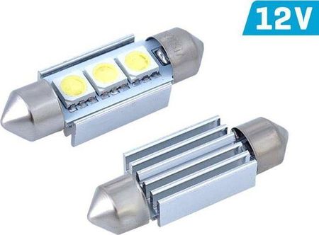 Vision Żarówka Festoon Sv8.5 36Mm 12V 3X 5050 Smd Led Canbus Biała 1 Szt.