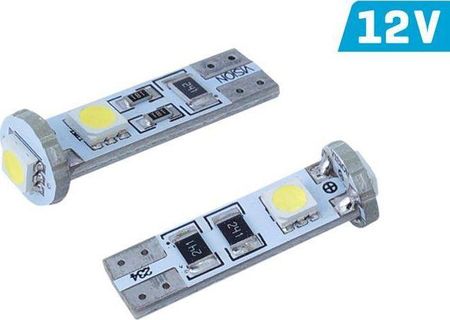 Vision Żarówka W5W T10 12V 3X 5050 Smd Led Canbus Biała 2 Szt.