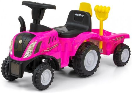 Milly Mally Jeździk Pojazd New Holland T7 Traktor Różowy