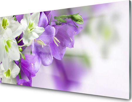 Tulup Panel Szklany do kuchni dekor Kwiaty Roślina 120x60cm 39438607 (PLPK120X60NN39438607)