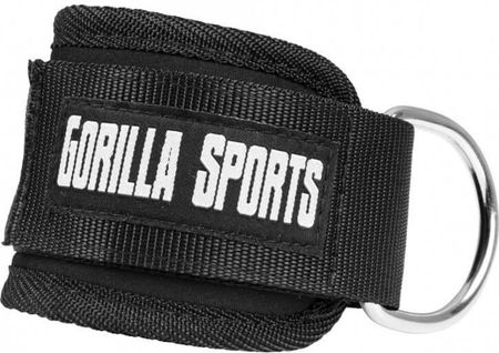 Opaska na kostkę do wyciągu, czarna, rozmiar uniwersalny - Gorilla Sports