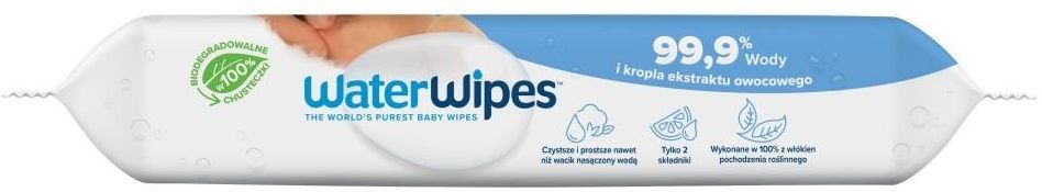 WaterWipes BIO Chusteczki nawilżane KARTON 12x60 szt.