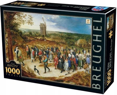 D-Toys Puzzle 1000El. Brueghel Procesja Małżenska