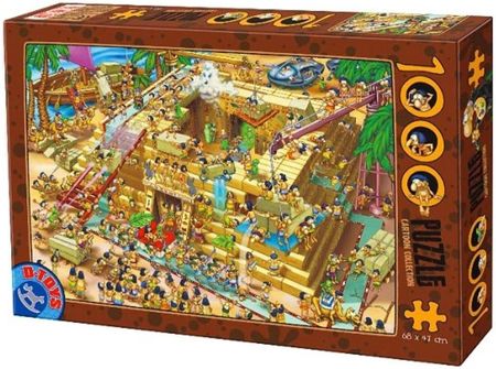 D-Toys Puzzle 1000El. Szaleństwo Budowa Piramidy W Gizie