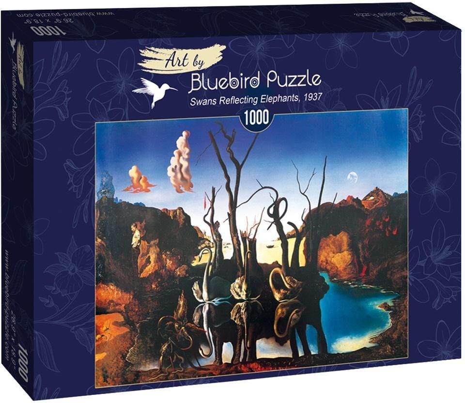 1000 darabos puzzle Bluebird Salvador Dali, Égő zsiráf, (3663384601125