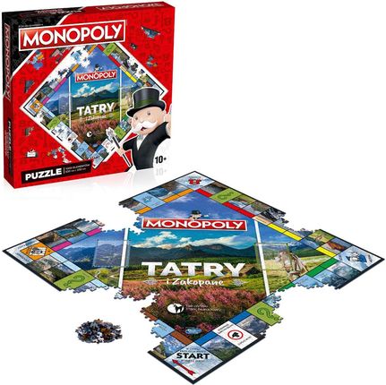 Winning Moves Puzzle 1000El. Monopoly Board Tatry I Zakopane