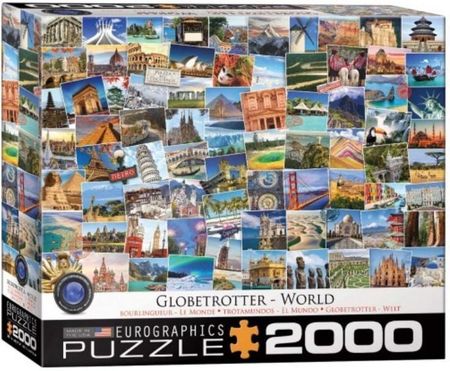 Eurographics Puzzle 2000El. Globetroter Świat