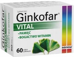 Zdjęcie Tabletki Biofarm Ginkofar Vital 60 szt. - Tarnobrzeg