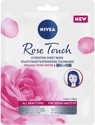 Nivea Rose Touch Maska W Płachcie 29 Ml