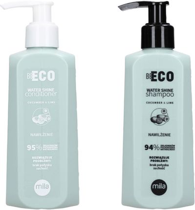 Mila Zestaw BE ECO Water Shine szampon 250ml + maska 250ml