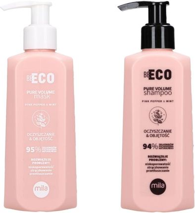 Mila Zestaw BE ECO Pure Volume szampon 250ml + maska 250ml
