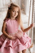 By Royal Baby Chloe Sukienka Na Wesele Dla Dziewczynki Ciemny Róż