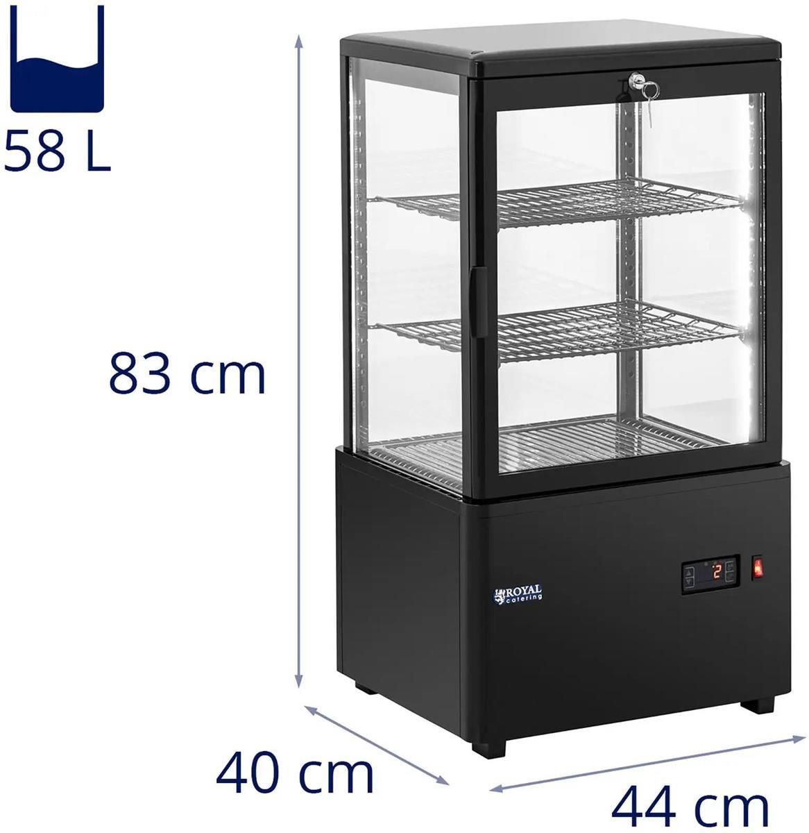 фото Холодильна шафа-вітрина Royal Catering RCCC-58-BT