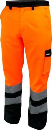 Dedra Spodnie Ochronne Odblaskowe M Pomarańczowe Bh81Sp2-M