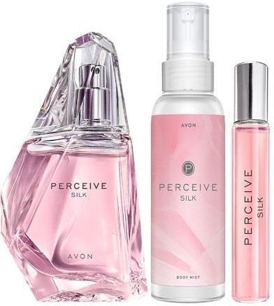Avon Zestaw Perceive Silk: Woda perfumowana 50ml Mgiełka do
