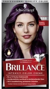 Brillance Pielęgnacja włosów Coloration 888 Ciemny wiśniowy poziom 3 Intensywny krem koloryzujący 160 ml