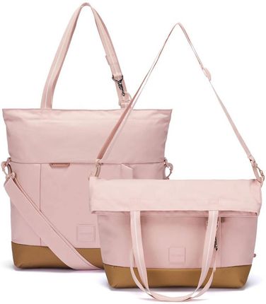 Torba na ramię Pacsafe Go Anti-Theft Tote Bag - sunset pink