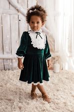 By Royal Baby Jasmine Zielona Sukienka Świąteczna Dla Dziewczynki