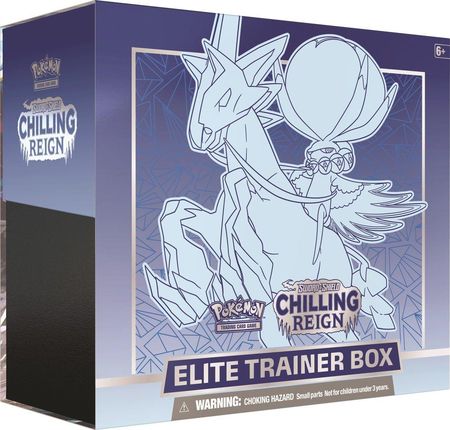 Pokemon TCG 6.0 Sword And Shield Chilling Reign Elite Trainer Box Ice Rider Calyrex