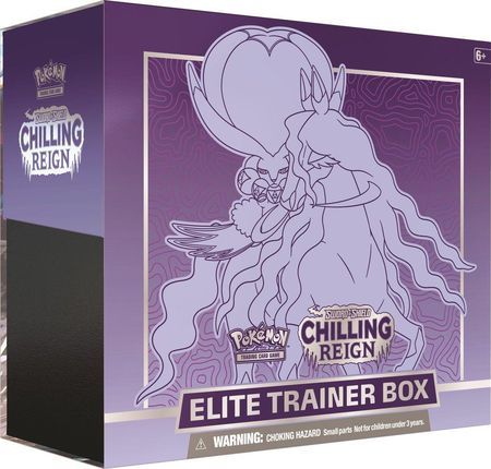 Pokemon TCG 6.0 Sword And Shield Chilling Reign Elite Trainer Box Shadow Rider Calyrex