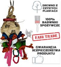 A&E Cages Wiklinowa Różnorodność Zabawka Dla Mniejszych I Średnich Papug