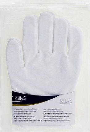 KILLYS Bawełniane rękawiczki do pielęgnacji dłoni 2szt